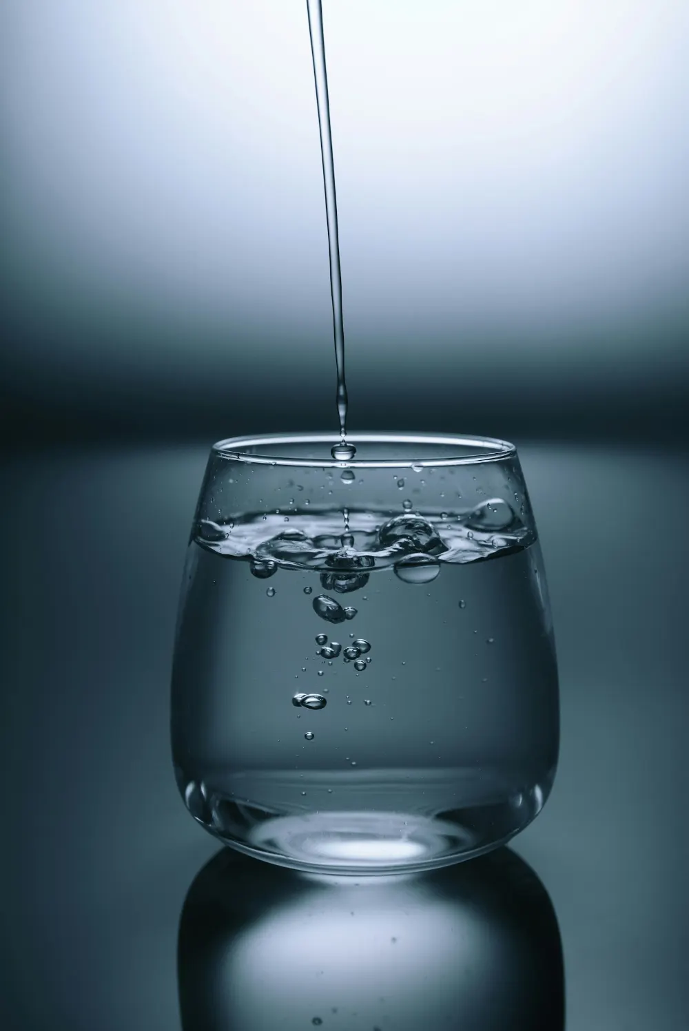 Fuente de agua purificada